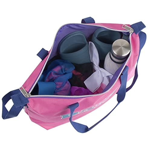 MADISON & DAKOTA Over the Shoulder Garment Dance Bags for Girls, Teen Dancers, Costumes, Boys | Holographic Glitter Dance Workout Bag for Kids, Competitions (Dance 1) — view 3