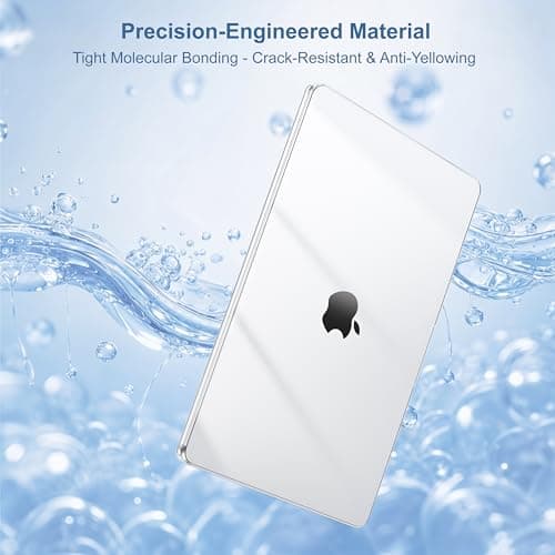MOSISO Compatible with MacBook Air 15 inch Case 2026, Crystal Clear — view 4