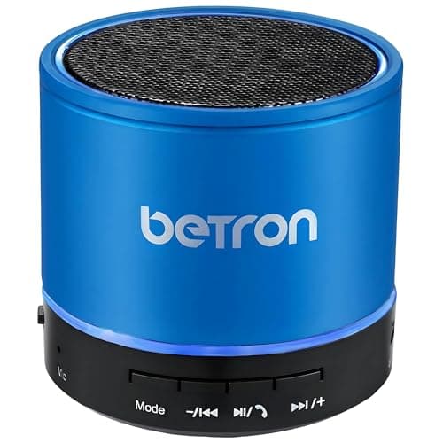 Betron KBS08 Bluetooth Speaker, Wireless, Portable, Mini, Blue