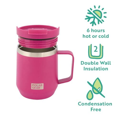 Polar Gear 400ml Desk Coffee Travel Mug with Handle Barista - Leakproof — view 5