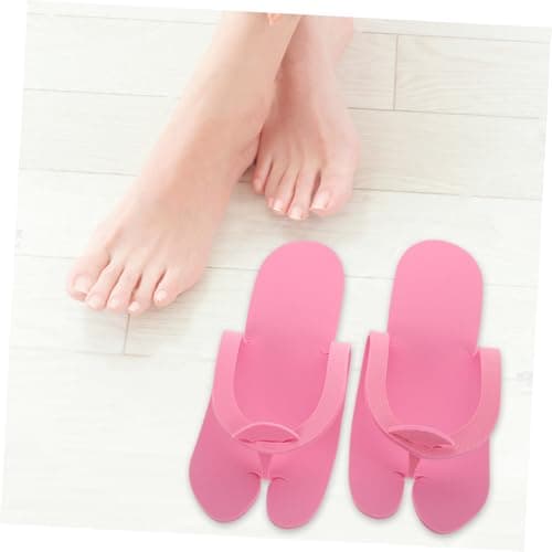 minkissy 10pcs Hotel Disposable Slippers for Spa Guest Use Lightweight Travel Sandals for Beach Living and Bedroom — view 5