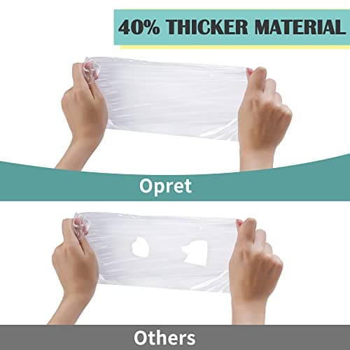 Opret Disposable Rain Ponchos 8 Pack, Thick Emergency Raincoat, Waterproof — view 2
