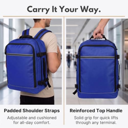 Easyjet Cabin Bag 45x36x20 Carry On Bag New Easyjet 45x36x20 - Navy — view 6