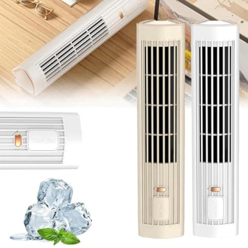 Junterone Cooling Air Conditioner Desk Tower Fan Portable Air Conditioning,Cooling Fan with 3 Speeds Office USB Cooling Fan — view 6