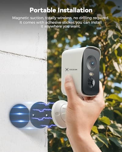 COCOCAM 4G Portable Magnetic No Wifi Security Camera Wireless — view 2