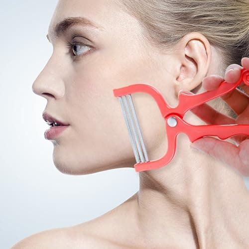 DOITOOL 2pcs Portable Spring Threading Epilator Facial Hair Remover for Women with Plastic and Stainless Steel Construction — view 5