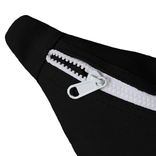 Kids Bumbag, Canvas Fanny Pack for Kids Crossbody Waist Bag for Unisex Toddler Boys Girls (Black) — view 5