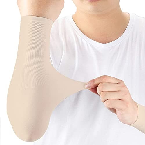ioutdoor Arm Sleeves UV Protection Sleeves Arm Warmers (Yellow,1 Pair)