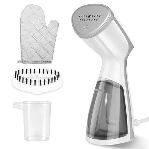 ZStarlite Portable Travel Handheld Steamer for Clothes, Travel Garment Steamer Clothes Steamer, 1000W Strong Penetrating Fabric Garment Wrinkle Remover, for Home, Office, Travel - White