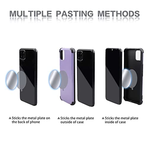 WONLIVE Metal Mount Plate for Magnetic Phone Car Holder, Car Magnet Sticker — view 4