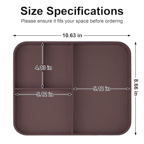 VOVIPO Faux Leather Valet Tray,with 2 in 1 Wireless Charging Compatible With iPhone/17/16/15/15 Plus/15 Pro/15 Pro Max/14/13/12/Wireless earphones,Office/Home Desk Organizers Tray-Brown — view 2
