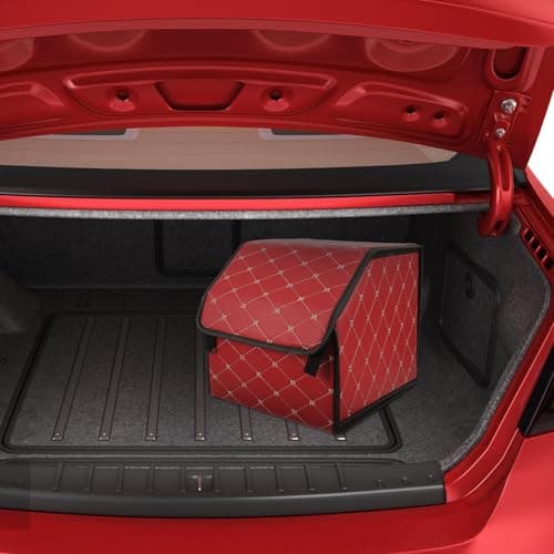 Beaupretty Car Trunk Organizer Box, Leather Folding Storage for Travel — view 5