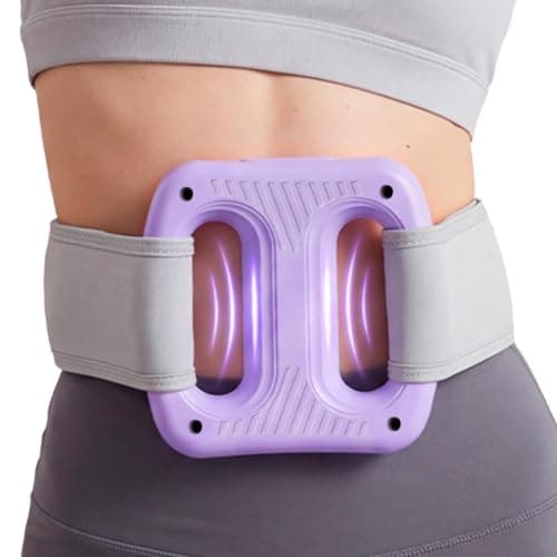 Lebkumas Massage Ring,Portable Cordless Rechargeable 5-Level - Fascia Massage Tool Vibration Belt | for Belly Muscle Home Office Gym Daily Travel Post-Recovery