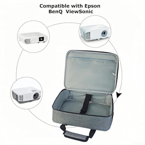 Glewi for mini Projector Bag 34x27cm Heavy Duty Nylon for mini Projector — view 2