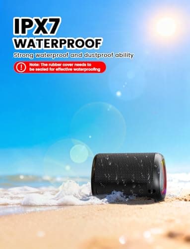 UOHHBOE Portable Bluetooth Speaker 20W, IPX7 Waterproof with Stereo Sound — view 5