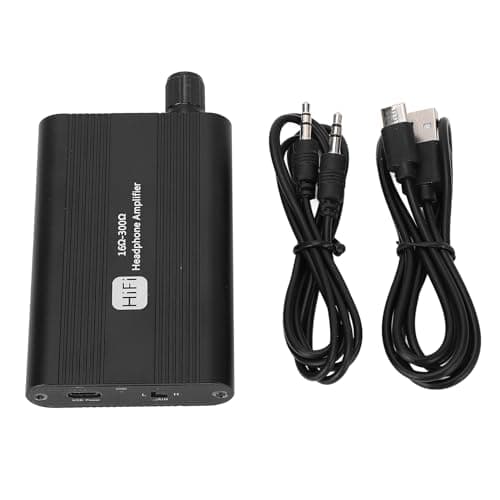 Ejoyous Headphone Amplifier, Aluminum Alloy Portable Headphone Amp with Bass Control and Volume Adjustment, Rechargeable 1500mAh, 16 to 300 Ohm for Travel Music Listening — view 6