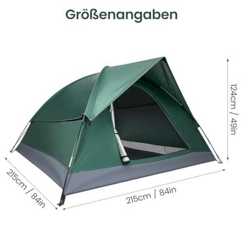 M.J COMFY-LIFE Camping Tent for 2–3 Persons, Waterproof & Windproof, Quick Setup, Ultralight Dome Tent for Trekking, Camping & Outdoor — view 6