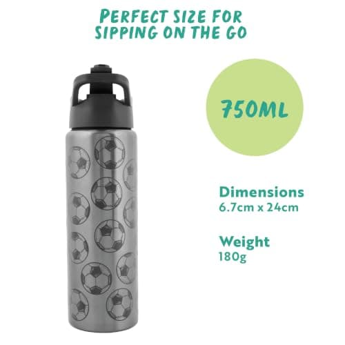 Polar Gear Hydra Lite 750ml Stainless Steel Water Bottle + Push Button Cap — view 4
