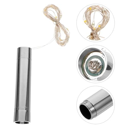 PAMINGONO LED Copper Wire Bottle Light String 20 Warm White LEDs Decorative Lamp with Electroplated Cork for Home and Party Decoration — view 5