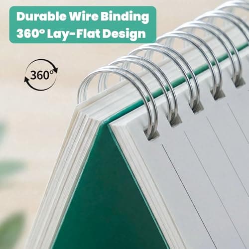 RICHER HOUSE 5 Pack A5 Line Notebook, 200 Pages Spiral Notebook — view 4