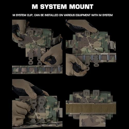 Compact MOLLE First Aid Kit - Quick-Detach Lightweight Emergency Medical Pouch for Outdoor Safety & Survival Gear (Khaki) — view 4