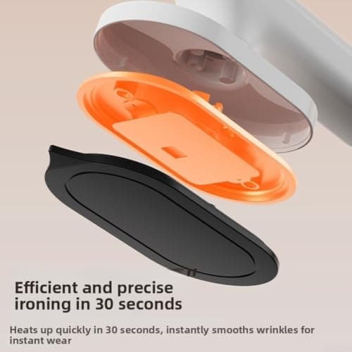 Portable Garment Steamer 30s Fast Heat-Up Dual Mode(Orange) — view 3