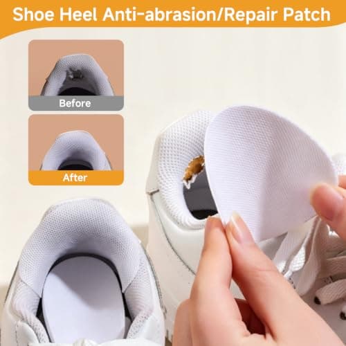 11 Pairs Heel Repair Patch Set, Self Adhesive Cushion Protector Inserts for Sneaker Trainer Interior Lining Restoration, Footwear Maintenance Accessories for Walking Running Travel Office Comfort Use — view 5