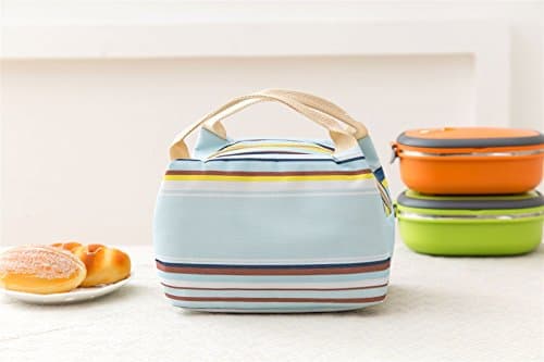 Vinsani Insulated Thermal Lunch Bag Portable Reusable Cooler Bag Unisex