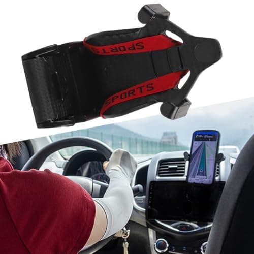 ABS Fabric Car Phone Mount Air Outlet Stable Grip(red) — view 4