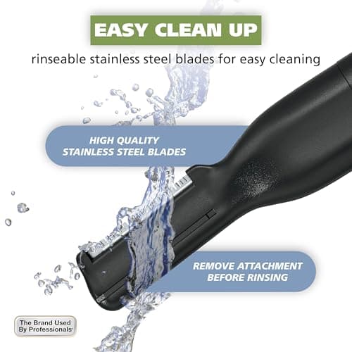 Wahl Micro Groomsman Personal Pen Trimmer & Detailer for Hygienic Grooming with Rinseable, Interchangeable Heads for Eyebrows, Neckline, Nose, Ears, & Other Detailing - 05640-600 — view 4