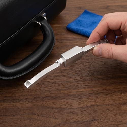 Silver Plastic Trolley Handle Bracket Repair Part for Suitcase Luggage — view 6