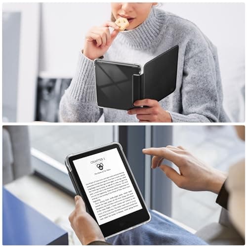 FINTIE Slim Case for 6" Kindle 11th Gen 2024/2022, Black — view 6