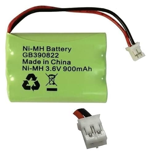 Rechargeable Battery pack for Motorola MBP36S Baby Monitor 3.6V NiMH (900mAh Square Connector) — view 2