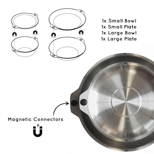 FULL WiNDSOR - MAGWARE - Magnetic Plates and Bowls Sets, Mess Kit — view 2