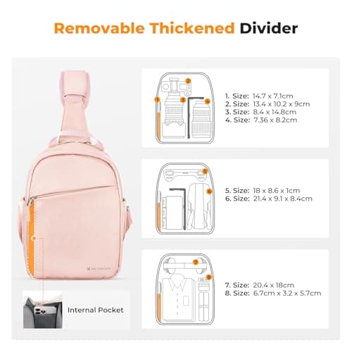 K&F CONCEPT Camera Bag for Photographers Waterproof Photography Camera Backpack Laptop for Men Women (Pink) — view 2