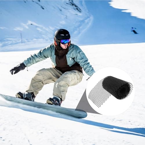 Mikinona Ski Board Protective Net 16cm X 6m X 8mm Mesh Anti-sticking Ski Skin Protector Winter Sports Gear Snowboard Accessory Travel Snowboard Storage — view 5