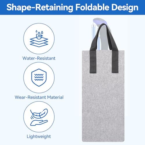 Foldable Cane Storage Bag, Water-Resistant Walking Cane Travel Pouch — view 3