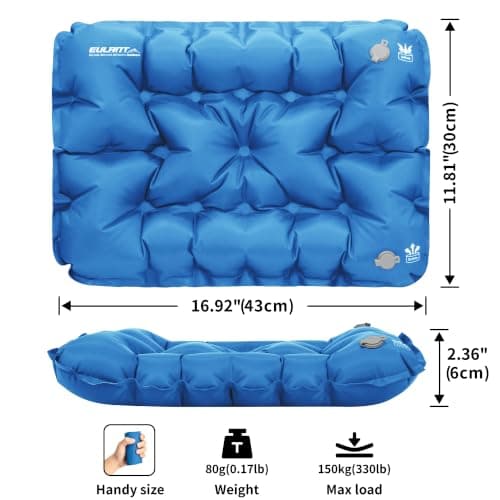 EULANT Thickened Non-slip Inflatable Stadium Seat Cushion,Blow Up Pillow — view 3