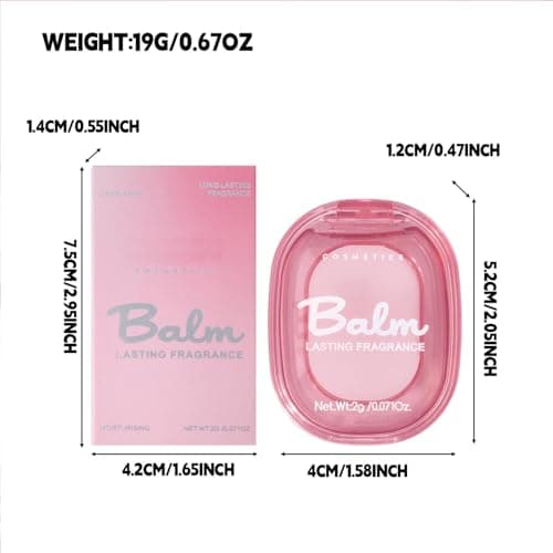 4Pcs Solid Perfume, Portable Pocket Balm Perfume For Travel Use,Apply Topically For A Unique Body Scent. Apply To Wrists, Behind Ears And Collarbones,Travel Size With 4 Unique Scents — view 5