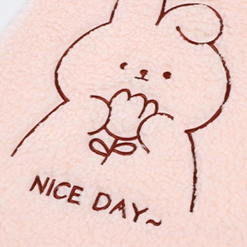 Tktouci Plush Seat Covers Rabbit Design Winter Comfort Pad — view 6