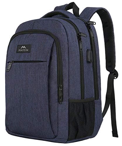 MATEIN Travel Laptop Backpack 15.6", Slim Laptop Rucksack, Rucksack for Men — view 4