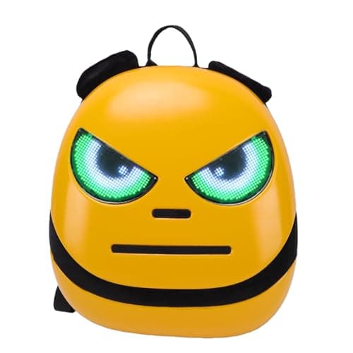 LED Backpack Programmable APP Controlled for Riding Travel Yellow 16x32 — view 5