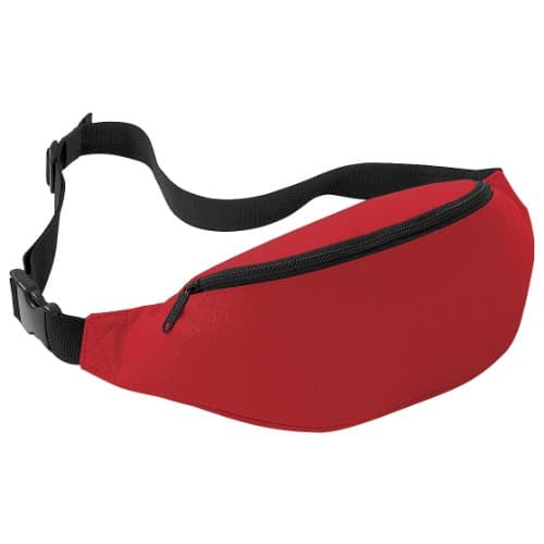 BagBase Adjustable Belt Bag (2.5 Litres) - Classic Red, One Size