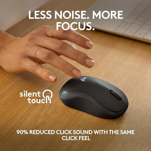 Logitech M240 Silent Bluetooth Mouse, Wireless, Compact — view 3