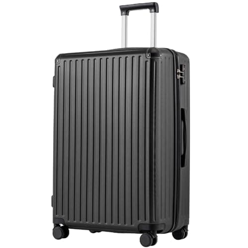 COOLIFE 28 Inch Large Suitcase – Hardshell Trolley Lightweight ABS+PC