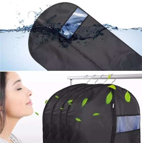 IWENZHKPA Garment Bag 10 Pack Garment Bags 40‘’ And 47‘’ Suit Bag For Clothing Storage Dresses Shirts Clothing — view 3
