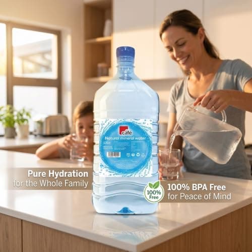 4x CPD My Cafe Kingshill 12L Natural Mineral Water | Bulk Bottled Water for Home & Office Water Dispenser | Pure Scottish Still Water Container for Water Cooler| Eco-Friendly Premium Hydration — view 3