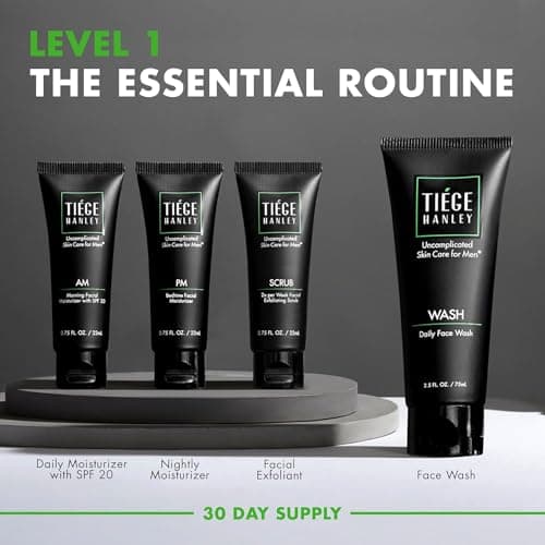 Tiege Hanley Essential Men's Skin Care Set, 30-Day, 4 Piece Kit — view 2