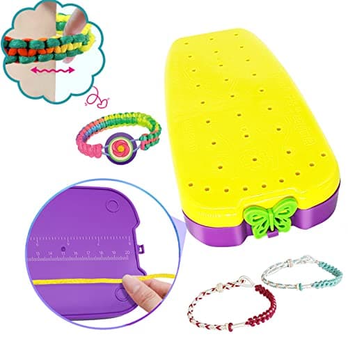 Friendship Bracelet Making Kit, Arts and Crafts Toys Kids DIY Creative String Bracelet, Craft Kits for Girl Boy Age 6 7 8 9 10 11 12 Year Old, Christmas Birthday Party Gifts Travel Activity Set — view 5