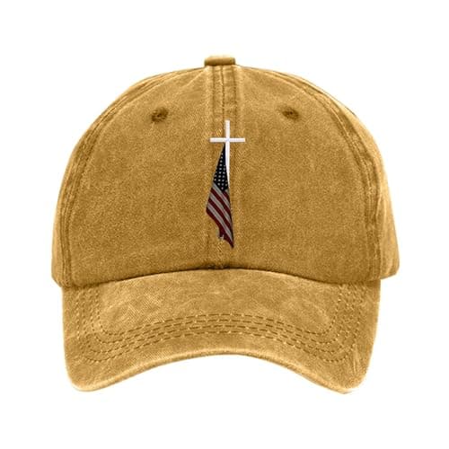 Unisex Adjustable Washed Baseball Cap, Thick Winter Design for Students,Thick Washed Cotton | Adjustable Strap | Unisex fit | Ideal for Winter & Daily wear Yellow